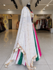 Royal Off White Lehriya Border Dupatta