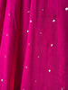 Shades Of Solid - Signature Metallic Dots Skirt -  Rani (Pink)